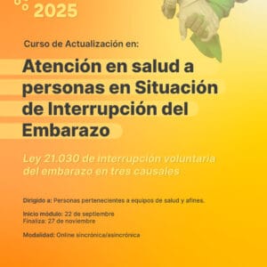 Curso de Actualización en atención en salud a apersonas es Situación de Interrupción del Embarazo 2025